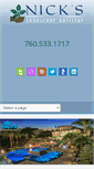 Mobile Screenshot of nickslandscape.com